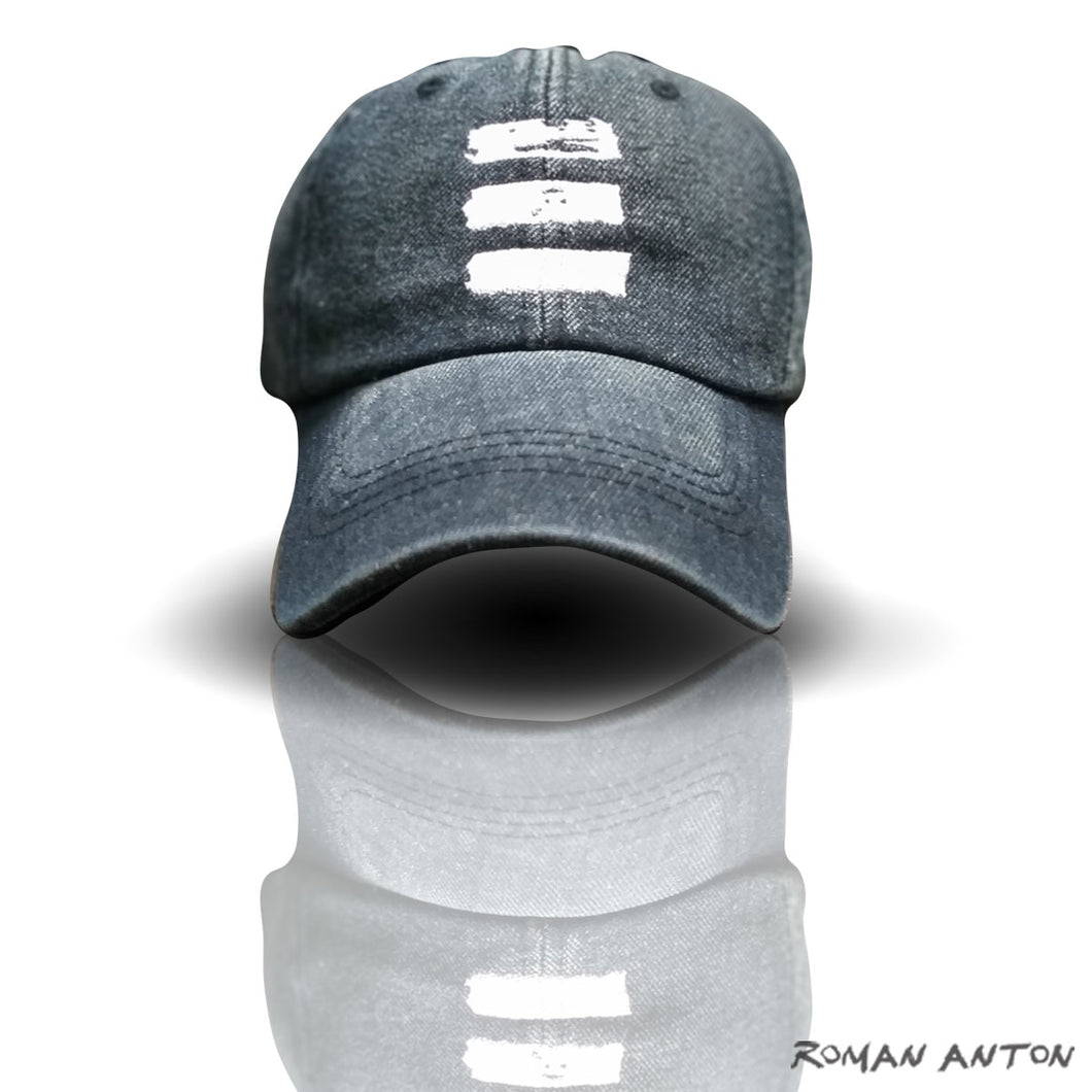 Cap Black “White Stripes”