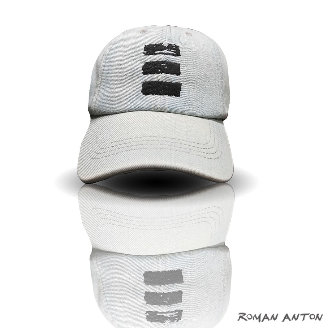 Cap Light Blue “Black Stripes”