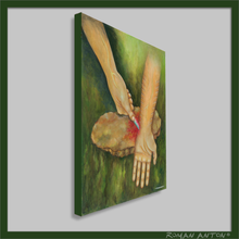 Roman Anton Launch 7, Blood Rock, Archival Print on Wooden Frame