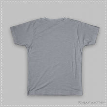 T-shirt Gray " White Stripes-TDF"